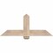 Ekena Millwork Eugene Smooth Timber Gable Bracket, Douglas Fir, 48"W x 20"H x 3 1/2"D x 5 1/2"F, 10/12 Pitch GBW048X20X0406EUG00SDF - alternate 1